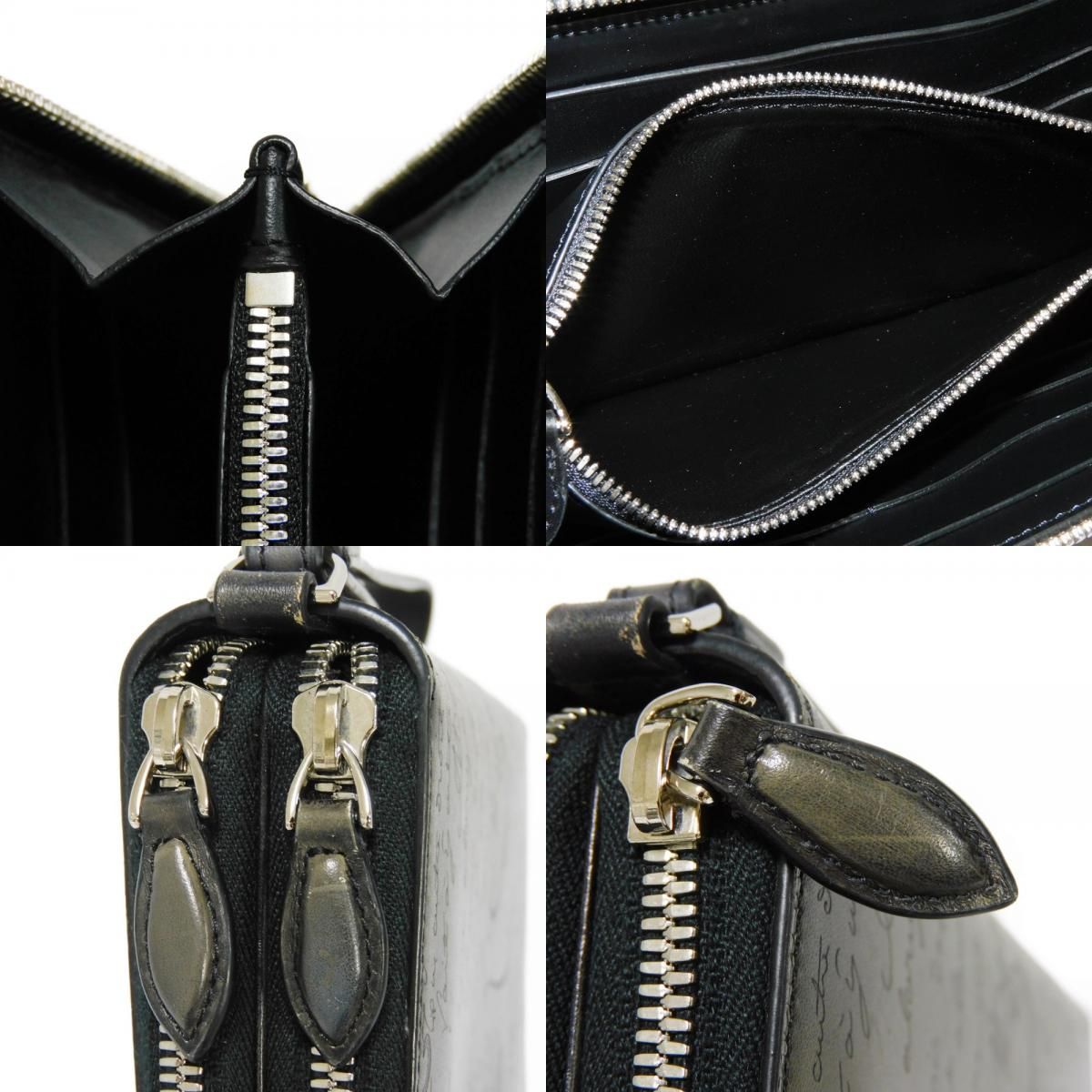 Berluti ベルルッティ タリ スクリットレザー ロングジップウォレット 