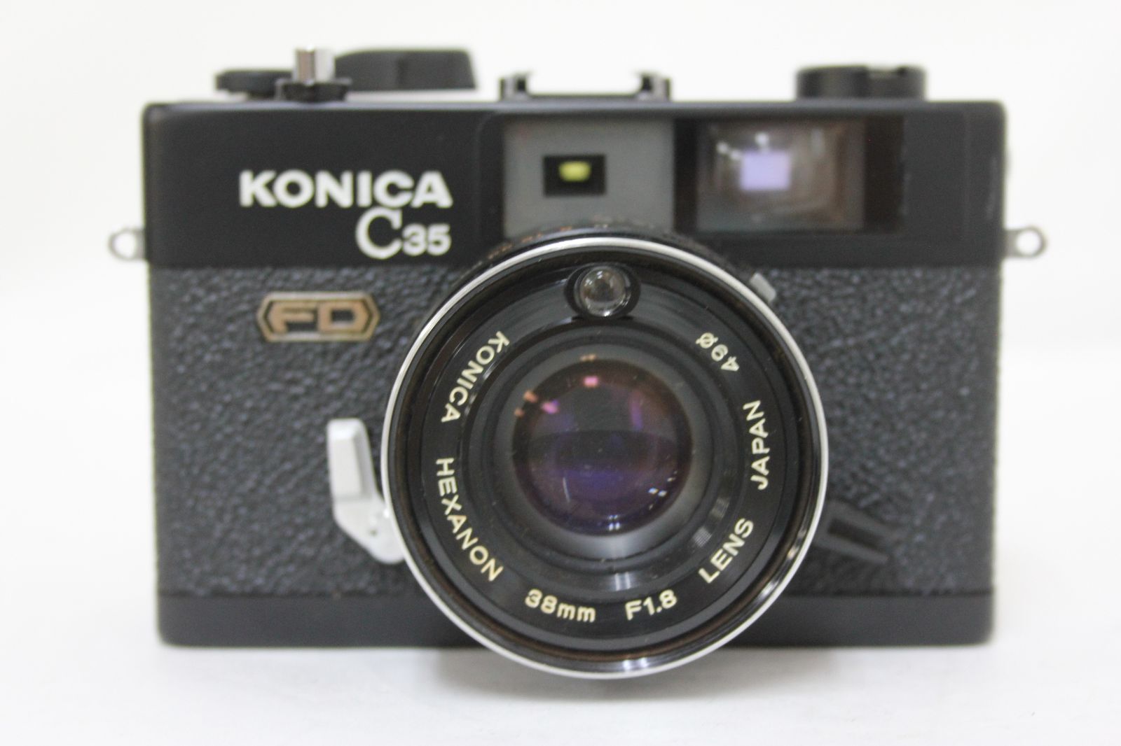 返品保証】 コニカ Konica C35 FD HEXANON 38mm F1.8 レンジ