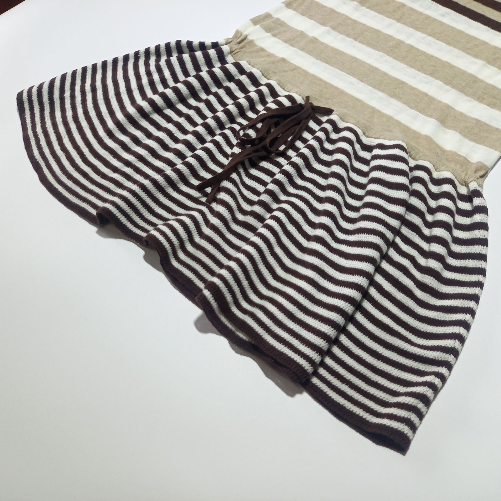 【美品】バーバリー ブラックレーベルBurberry ワンピース　ブラウン BURBERRY BLUE LABEL バーバリーブルーレーベル ワンピース B