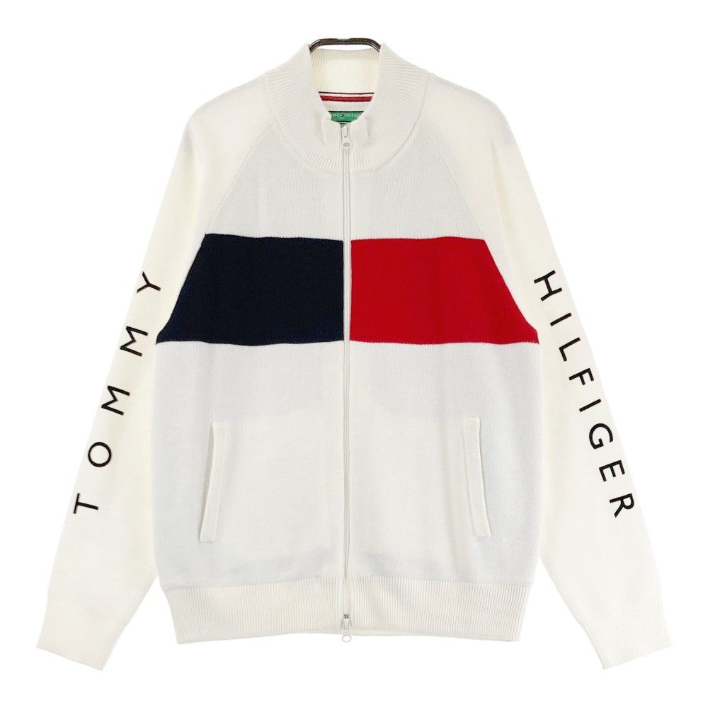 サイズ：LL TOMMY HILFIGER GOLF トミー ヒルフィガーゴルフ 蓄熱 ニットジャケット ホワイト系 [240101328502]  ゴルフウェア レディース ストスト - メルカリ