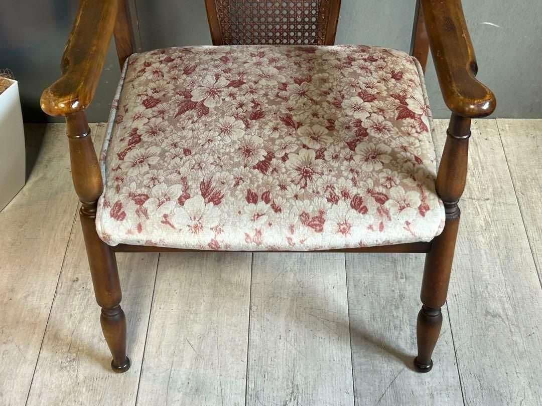 ① カリモク karimoku コロニアル アームチェア ヴィンテージ IH