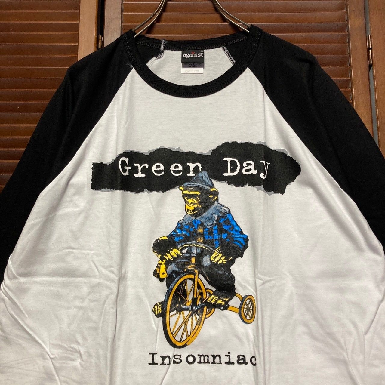 00s グリーンデイ ラグランTシャツ バンドT七分袖 ALSTYLE Mサイズ GREEN DAY ラグランTシャツ グリーン デイ GREENDAY グリーン