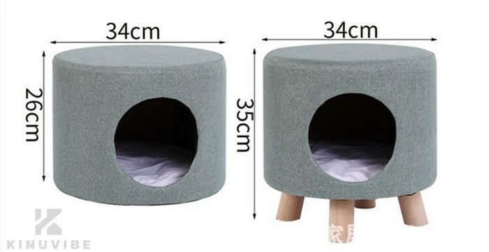 ペットハウス スツー未使用ル オットマン 猫 犬 ペット 椅子