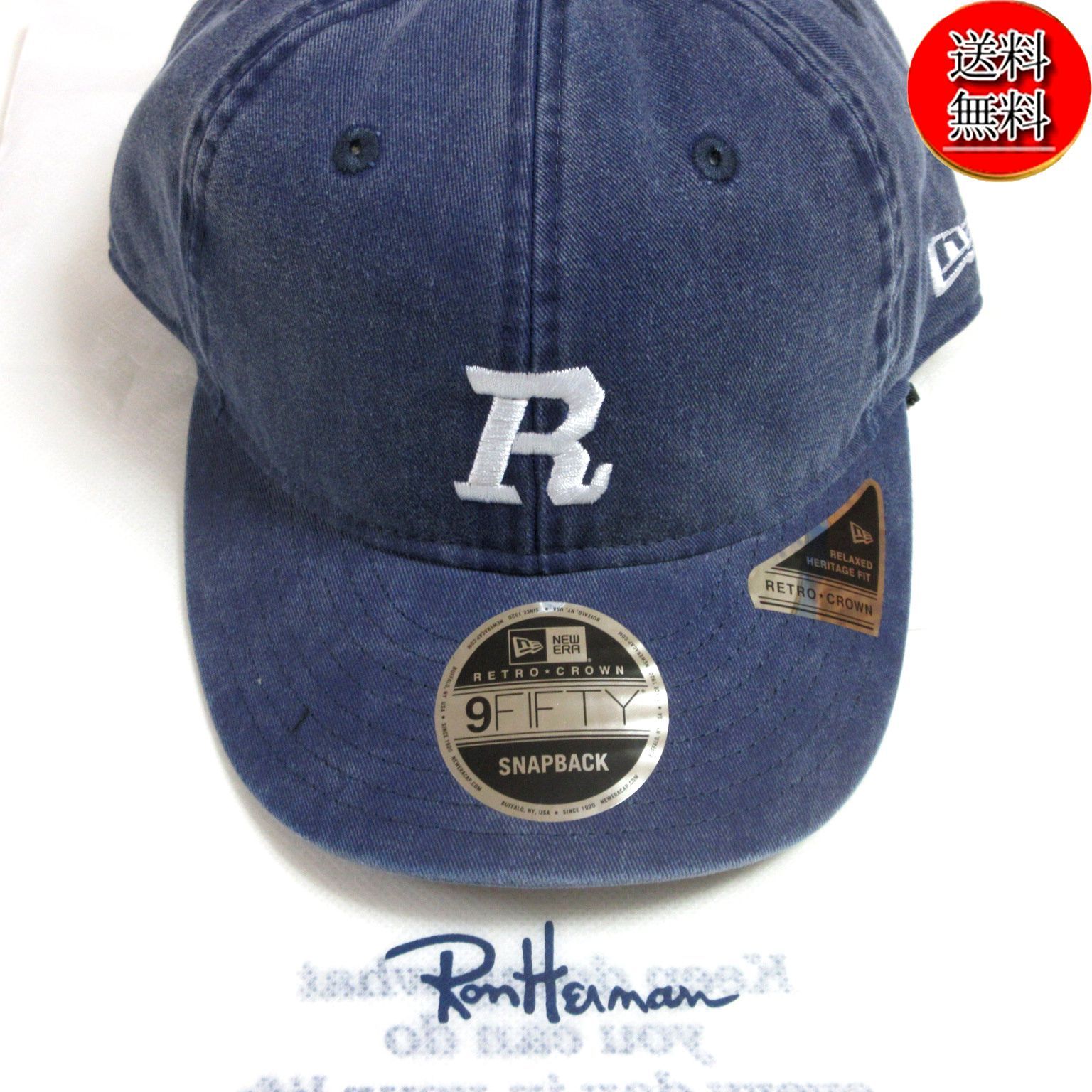 NEW ERA 9FIFTY ネイビー ロンハーマン　 RHCコラボ Ron Herman 新品 ロンハーマン RHC x ニューエラ NEW ERA 9FIFTY