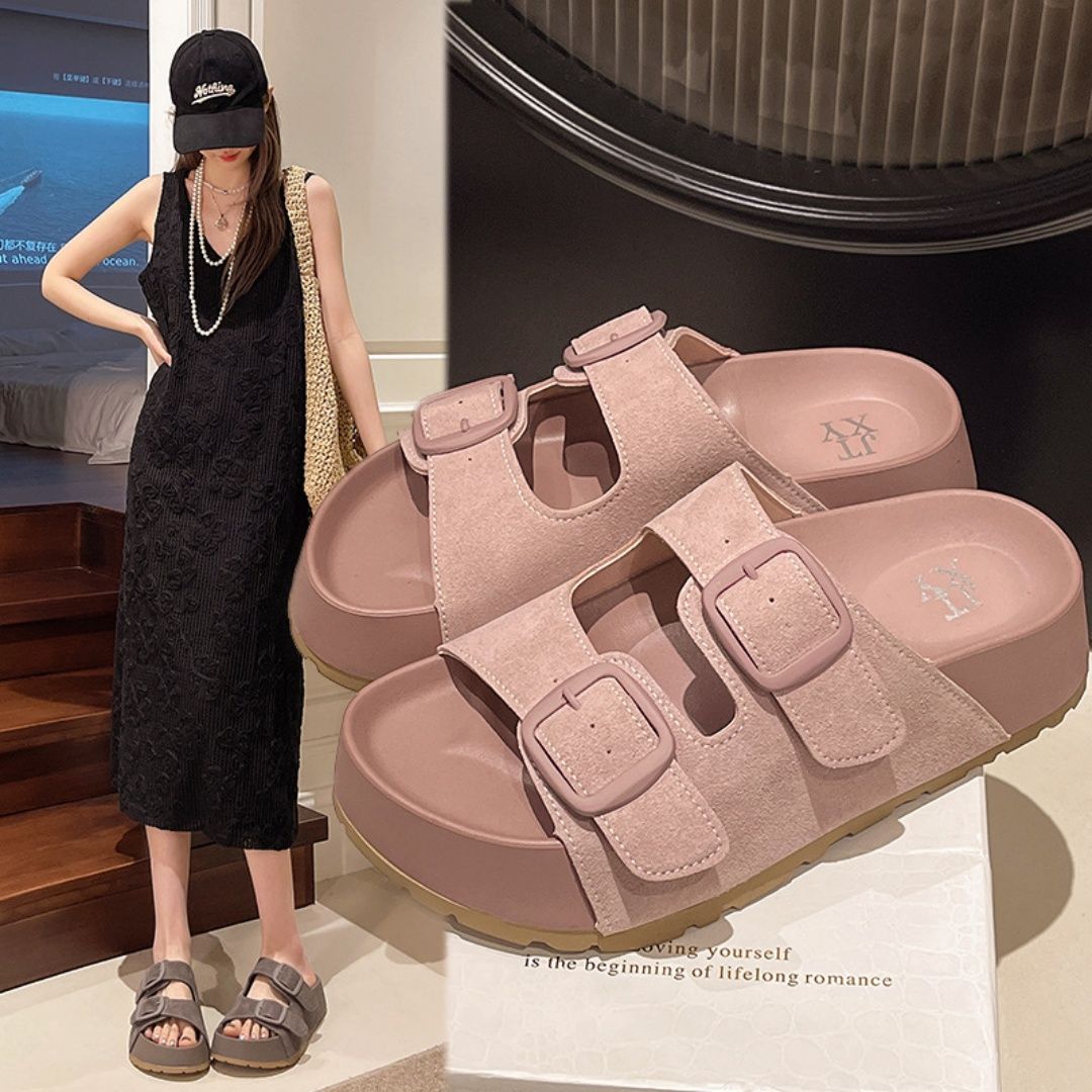 新品 y2k サンダル サンダル 厚底 00S 軽量 韓国 夏用 室内 旅行