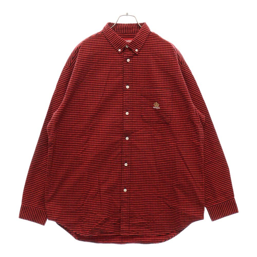 SUPREME (シュプリーム) 24AW Loose Fit Flannel Oxford Shirt SUPREME (シュプリーム) 24AW Loose Fit Flannel Oxford Shirt