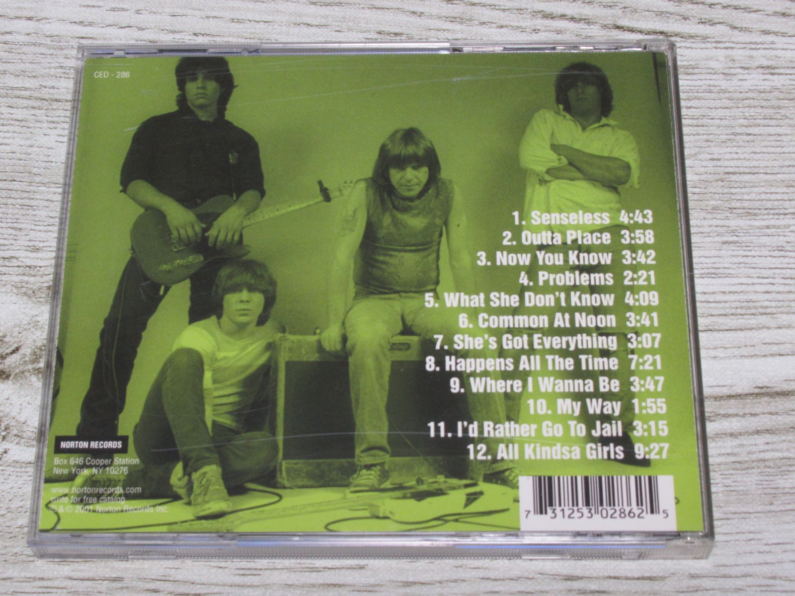 CD THE REAL KIDS SENSELESS LIVE AT CANTONE'S 1982 CED-286 全12曲 リアル・キッズ ...