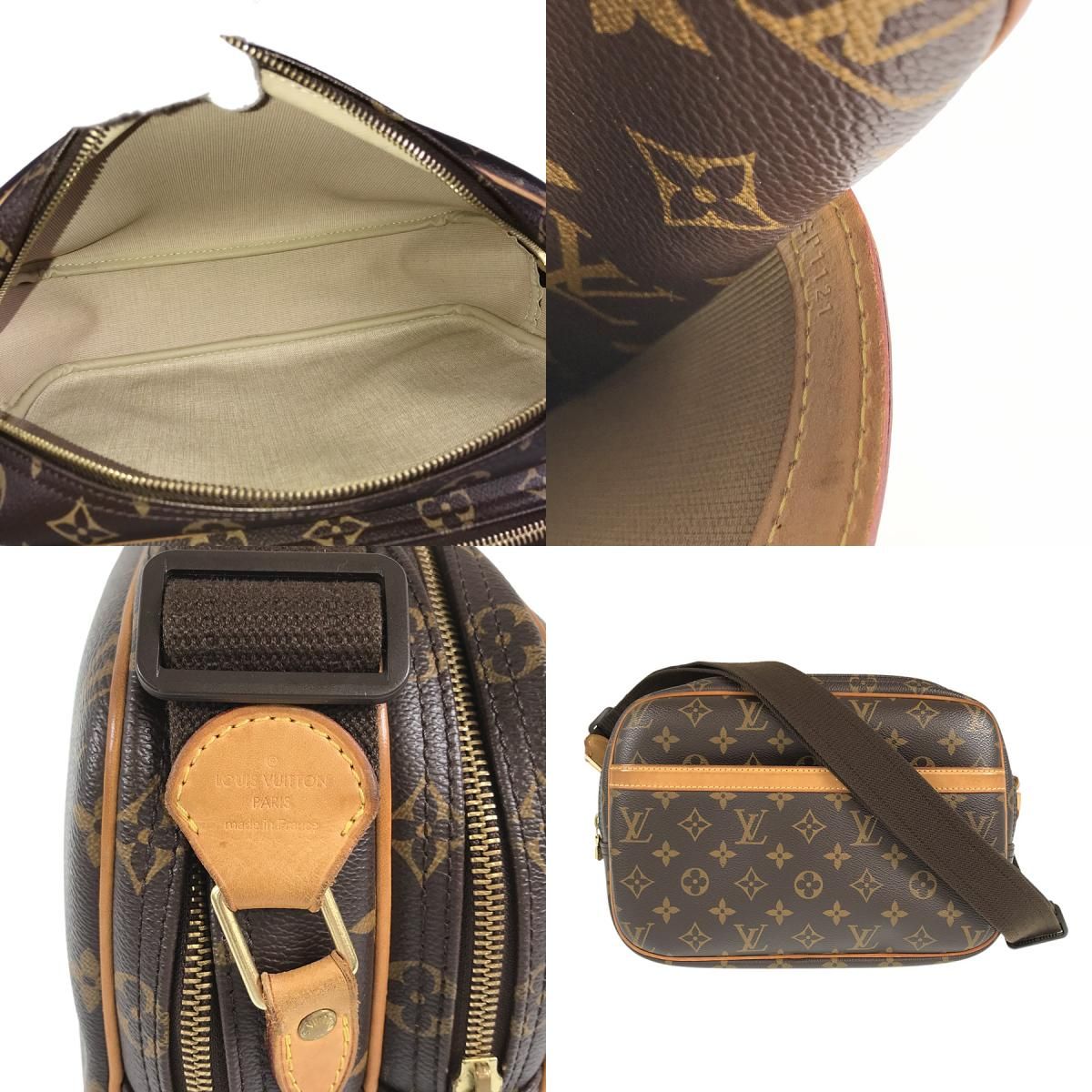 ルイ・ヴィトン LOUIS VUITTON モノグラム リポーターPM M45254