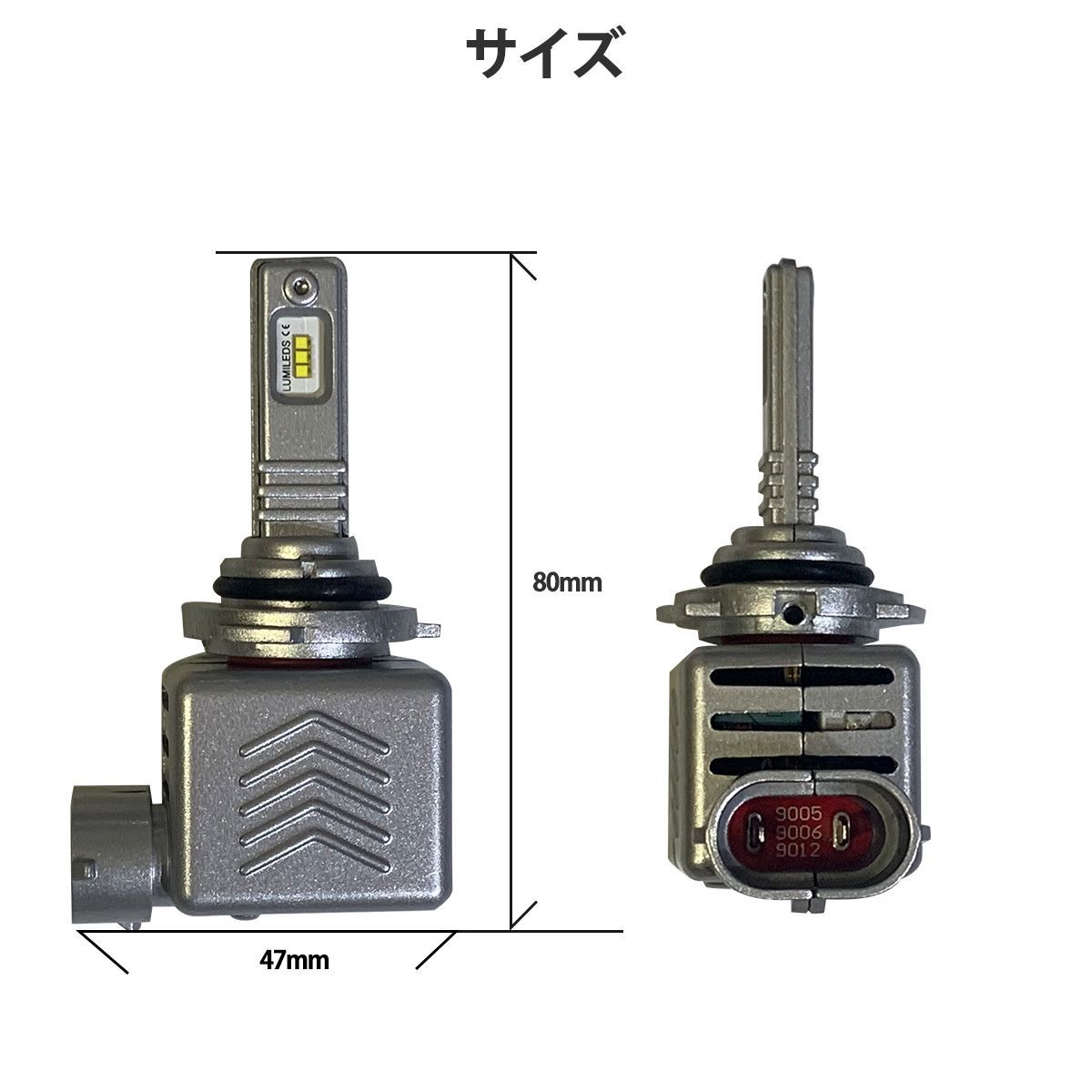 ウィッシュ 10系 前期 後期 HB4 LED フォグランプ 12V 12000ルーメン 60W 一体型 高輝度LED 9S