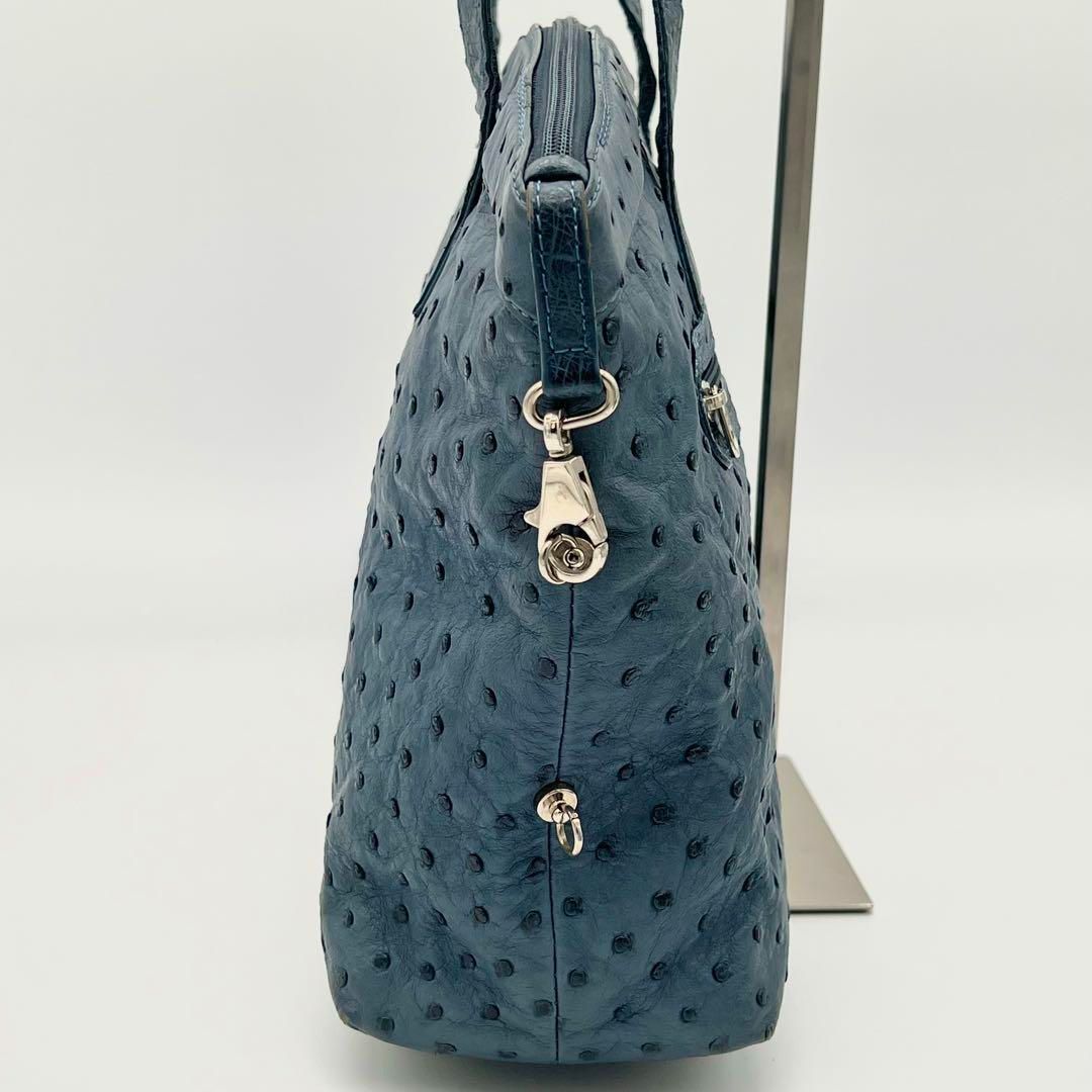 【極美品】Takechi オーストリッチ ダチョウ ハンドバッグ Exotic 極美品】Takechi オーストリッチ ダチョウ ハンドバッグ Exotic