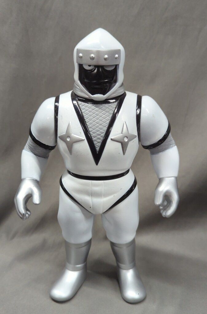 ファイブスタートイ ノスタルジックソフビコレクション ザ・ニンジャ(ブラックボディ/ホワイトコスチュームver.)