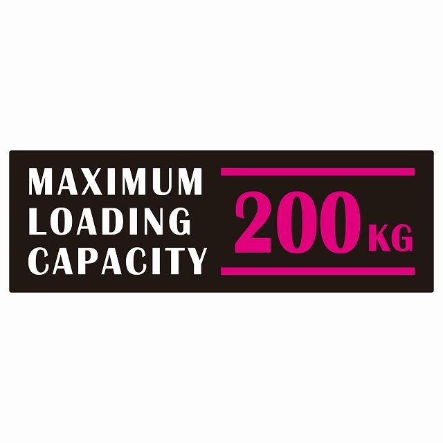 販売 maximum loading capacity ステッカー