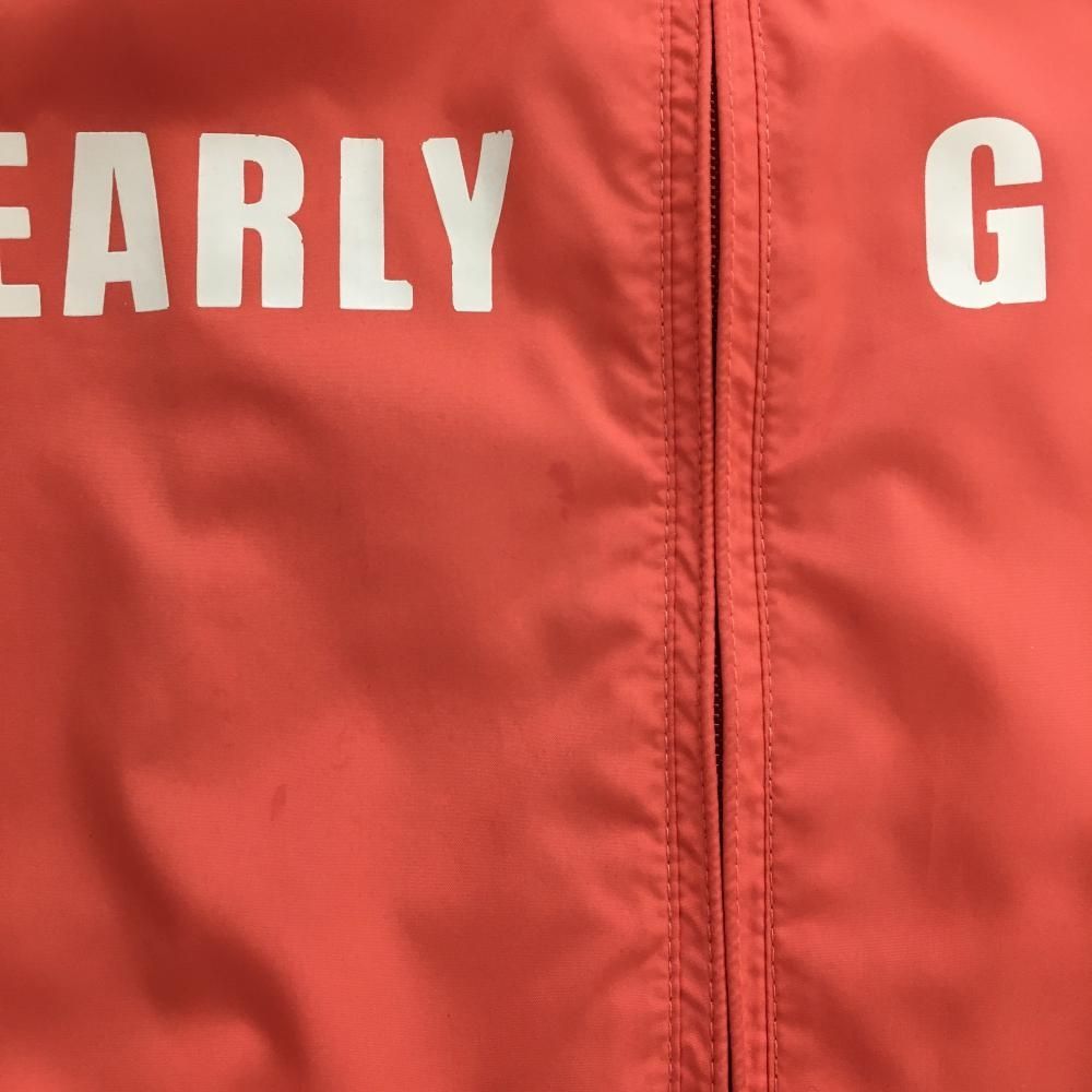 パーリーゲイツ ジャケットブルゾン オレンジ ロゴ白 蓄熱裏地