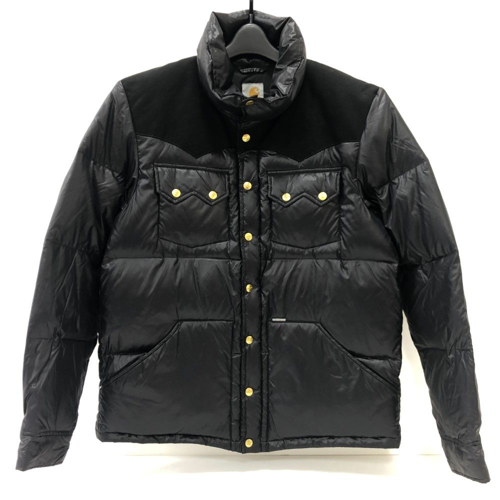 07w2666 Carhartt カーハート ナイロンダウンジャケット ブラック メンズ XLサイズ 02117-7001【中古品】