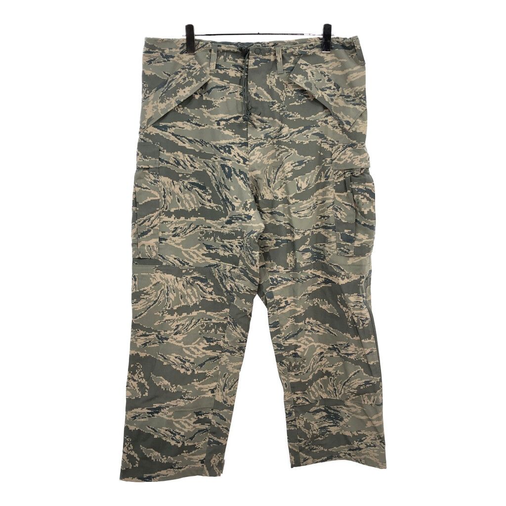 00年代 米軍実物 U.S.AIRFORCE USAF APECS GORETEX パンツ ミリタリー ABUカモ グリーン メンズ LARGE REGULAR 古着 V6408