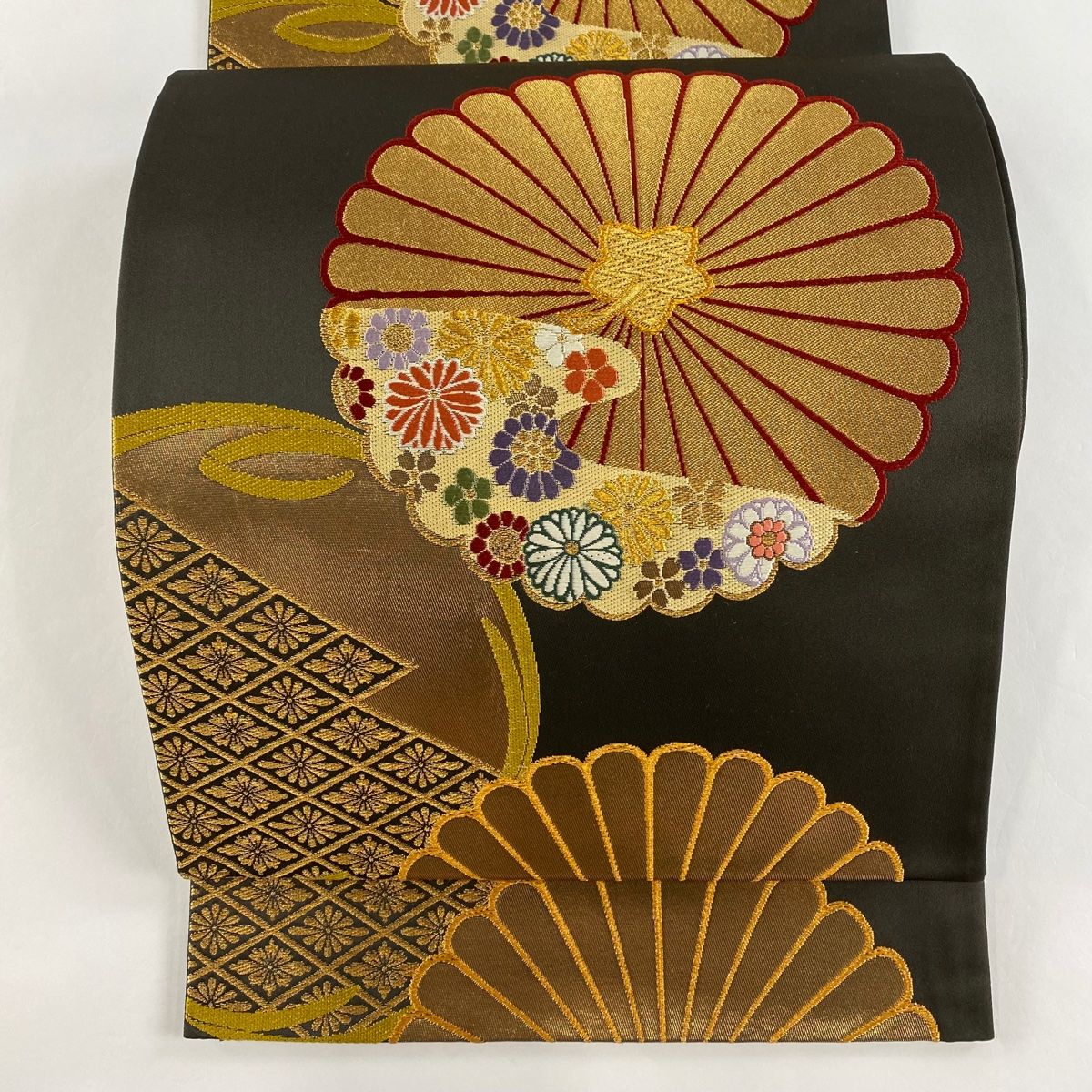袋帯 美品 秀品 六通 正絹 【中古】の通販 by バイセル ラクマ店