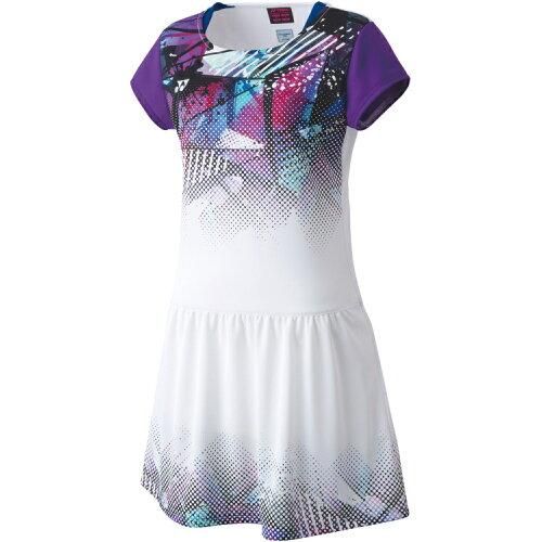 【新品・5営業日で発送】YONEX ヨネックス ウィメンズワンピース (20723) 色 : ホワイト サイズ : S 