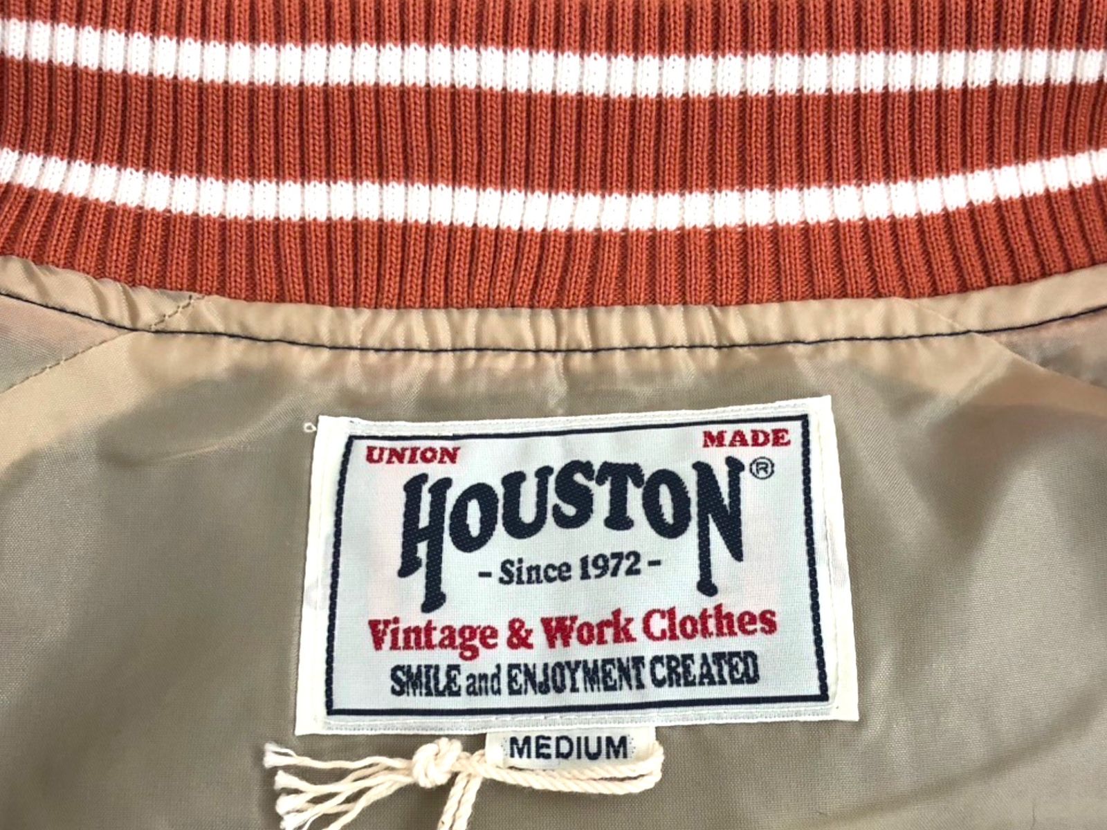 大好き HOUSTON (ヒューストン) RAYON AWARD JACKET(DEVILS)レーヨン
