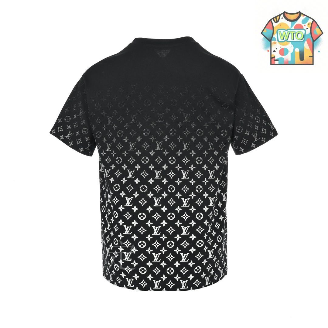 国内発送【Louis Vuitton】グラデーション コットンTシャツ 定番人気♪【ルイヴィトン】グラデーション コットンTシャツ