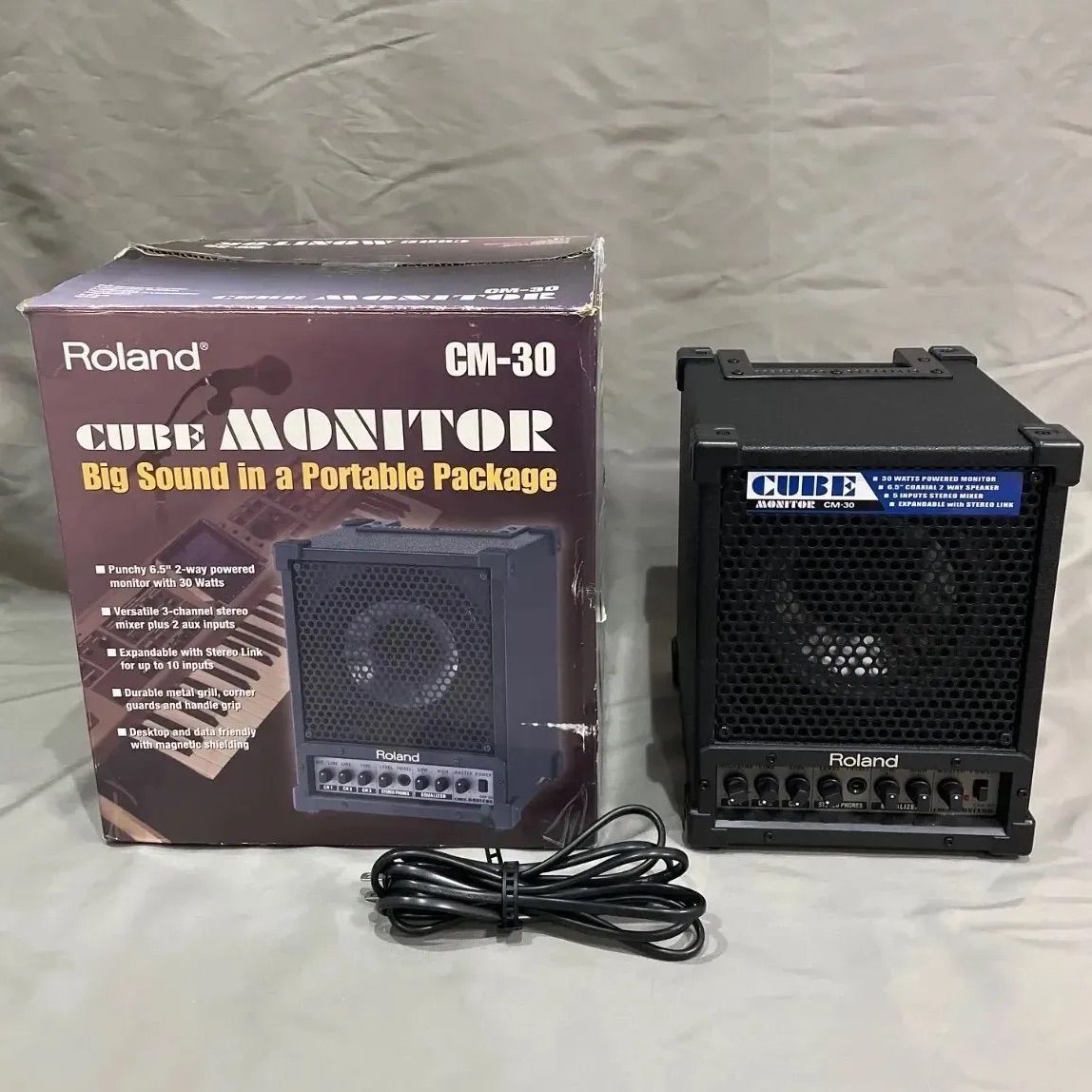 美品 Roland CUBE MONITOR CM-30 30W出力 Roland - CM-30 | Cube Monitor