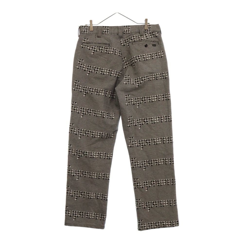 パンツ supreme Houndstooth Logos Pants SUPREME (シュプリーム) 20AW Houndstooth Logos Pants ウーブン