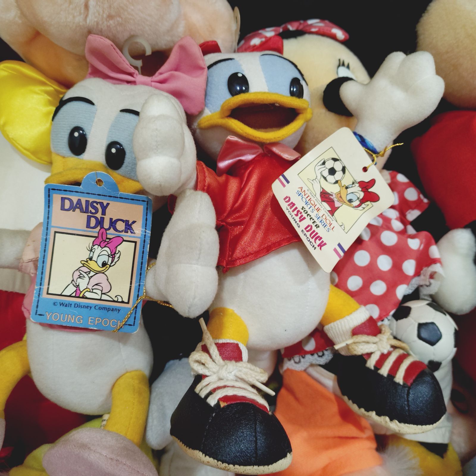 ディズニーランド ぬいぐるみ ミニー ヤングエポック社　レア　レトロ ヤングエポック社 ミッキー ミニー レトロ 80年代