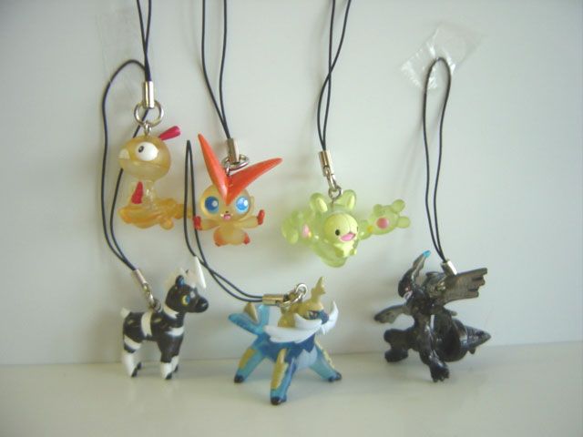 ♯Hfc14HE劇場版ポケモンストラップゼクロム編6種
