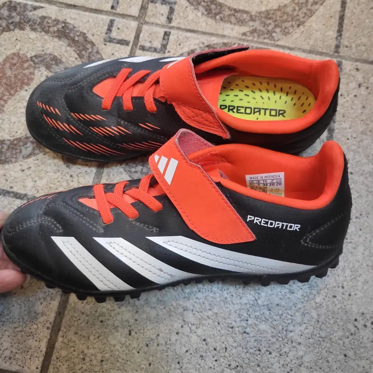 スパイク adidas(アディダス) ベルクロ サッカーシューズ 210 