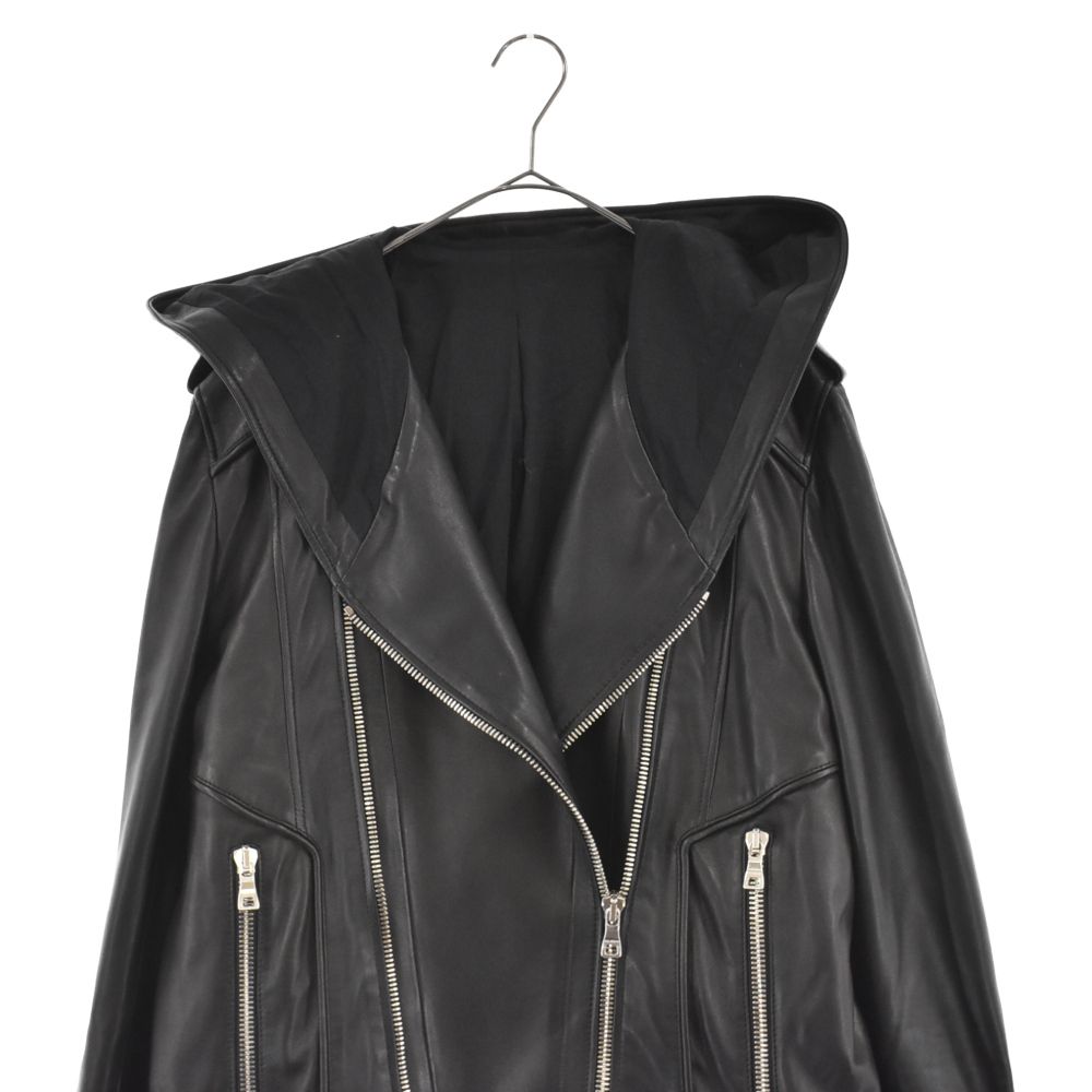【美品・希少】BALMAIN バルマン ラムレザー ライダース　ジャケット　黒 美品・希少】BALMAIN バルマン ラムレザー ライダース