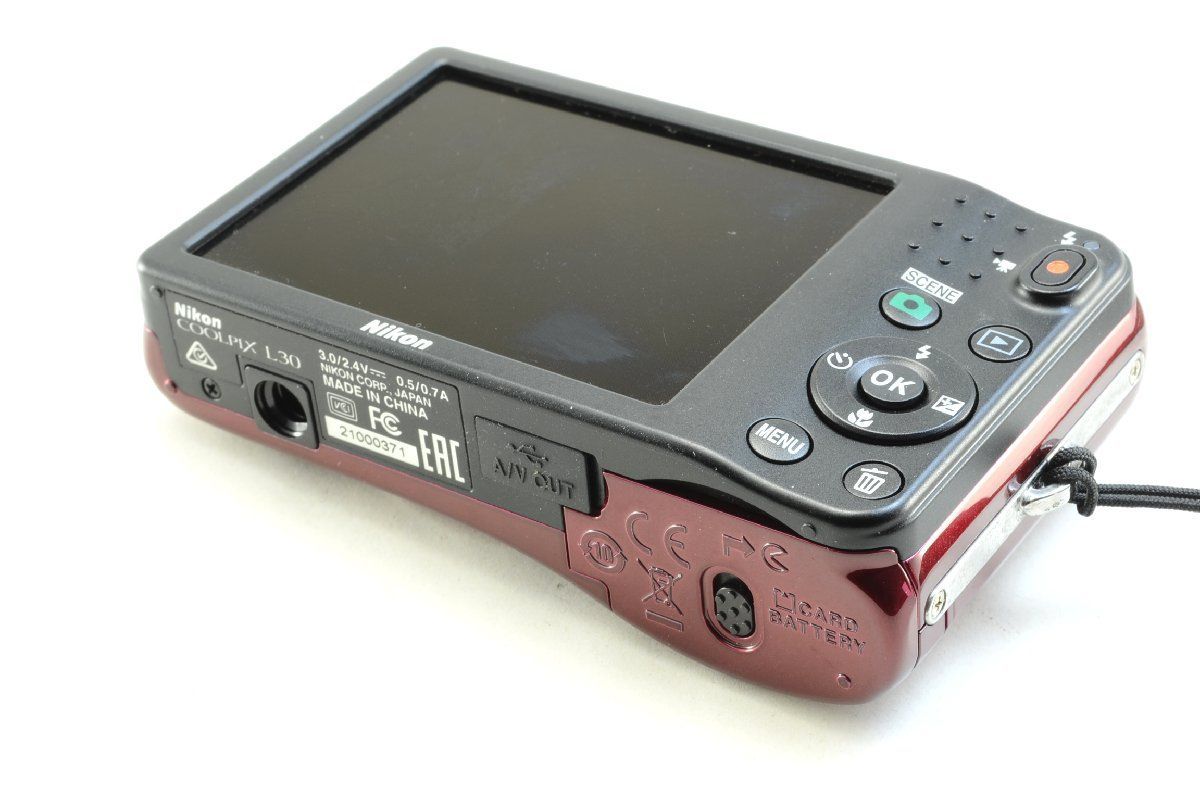 良品】Nikon COOLPIX L30 レッド - メルカリ