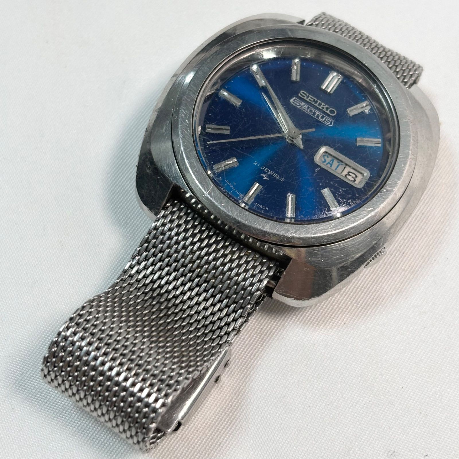 動作未確認 SEIKO セイコー ファイブ アクタス 7019-7060 デイデイト 