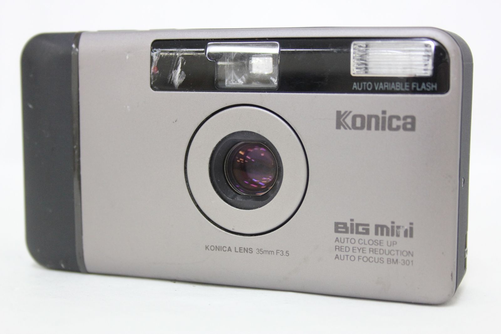 カメラ 【返品保証】 コニカ Konica Big mini BM-301 35mm F3.5 