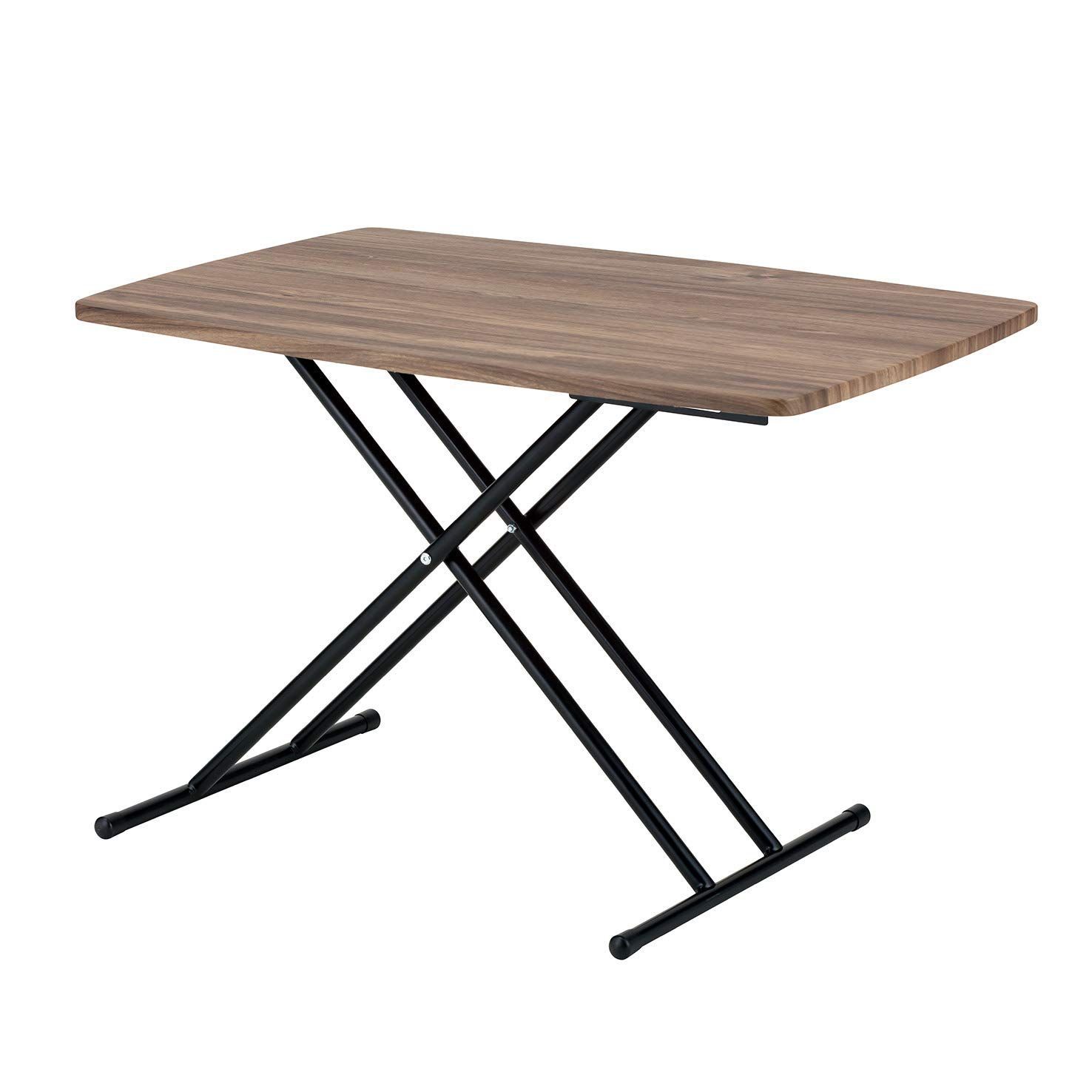 【人気商品】VBR マルチテーブル ビンテージブラウン 昇降できる 90×60×59 昇降式 武田コーポレーション T8-VSMT90VBR
