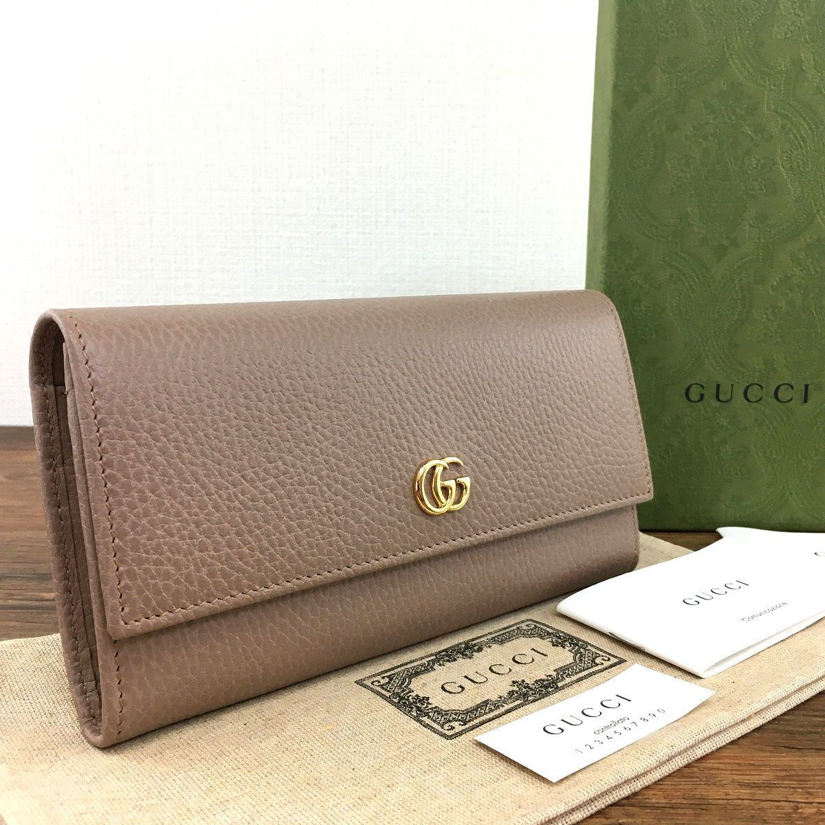 未使用品 GUCCI ジップウォレット 308004 レッド 195 - 小物