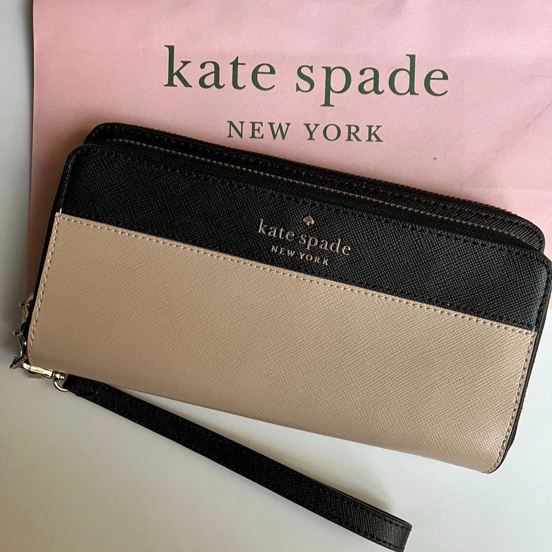 ケイトスペードお洒落なエンベロップ式長財布kate spade new york - 長財布