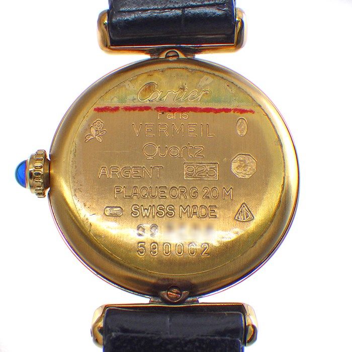 カルティエ Cartier 腕時計 マスト コリゼ ヴェルメイユ W1000753  