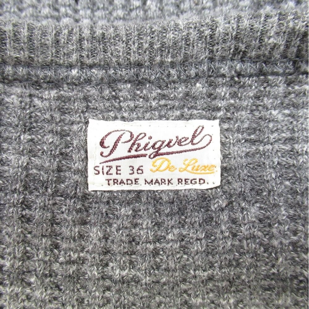 PHIGVEL - 美品 Phigvel フィグベル サーマル ワッフル Tシャツ
