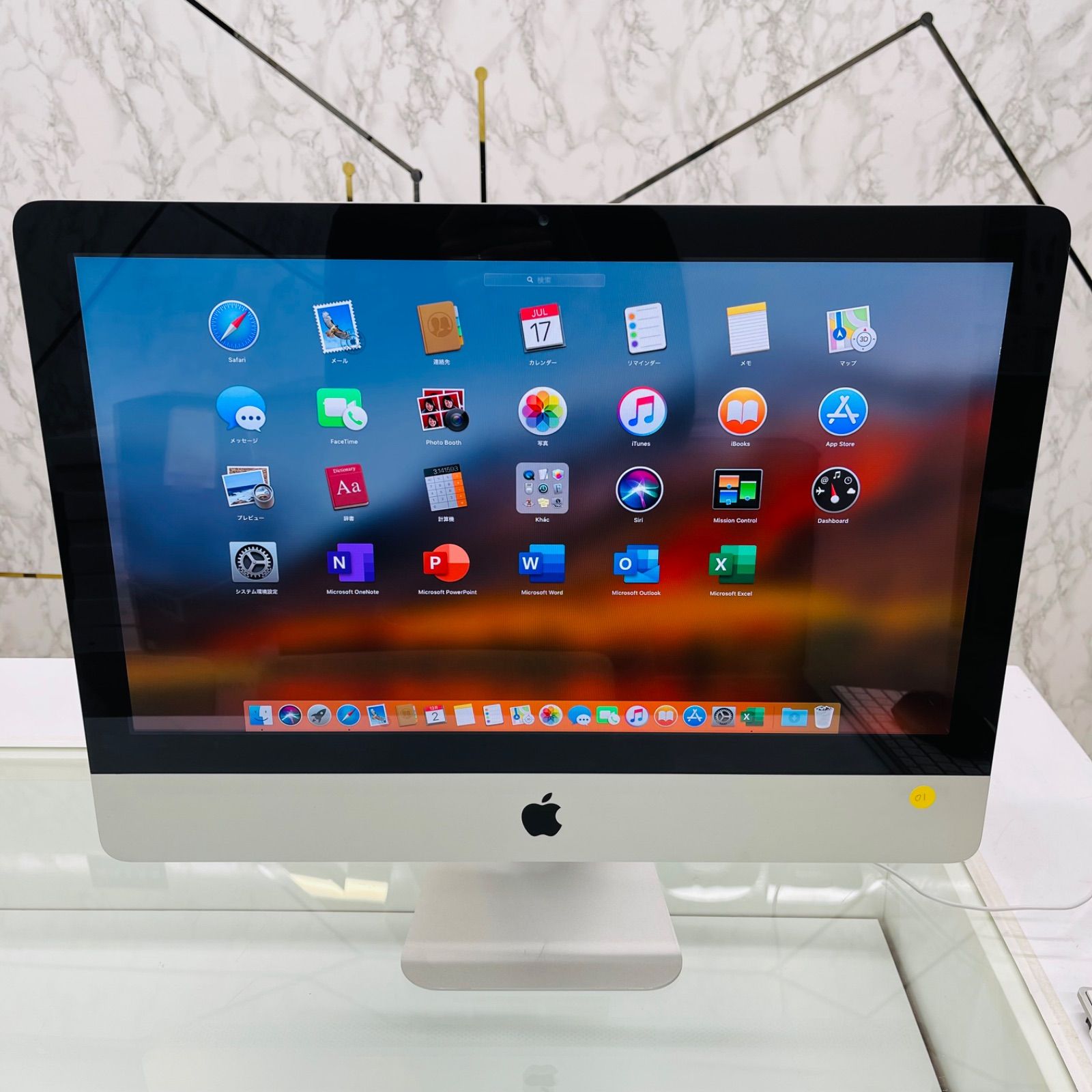 01 Imac 21.5インチ Mid 2011 ショップ core i5 SSD 128GB 訳有 Apple