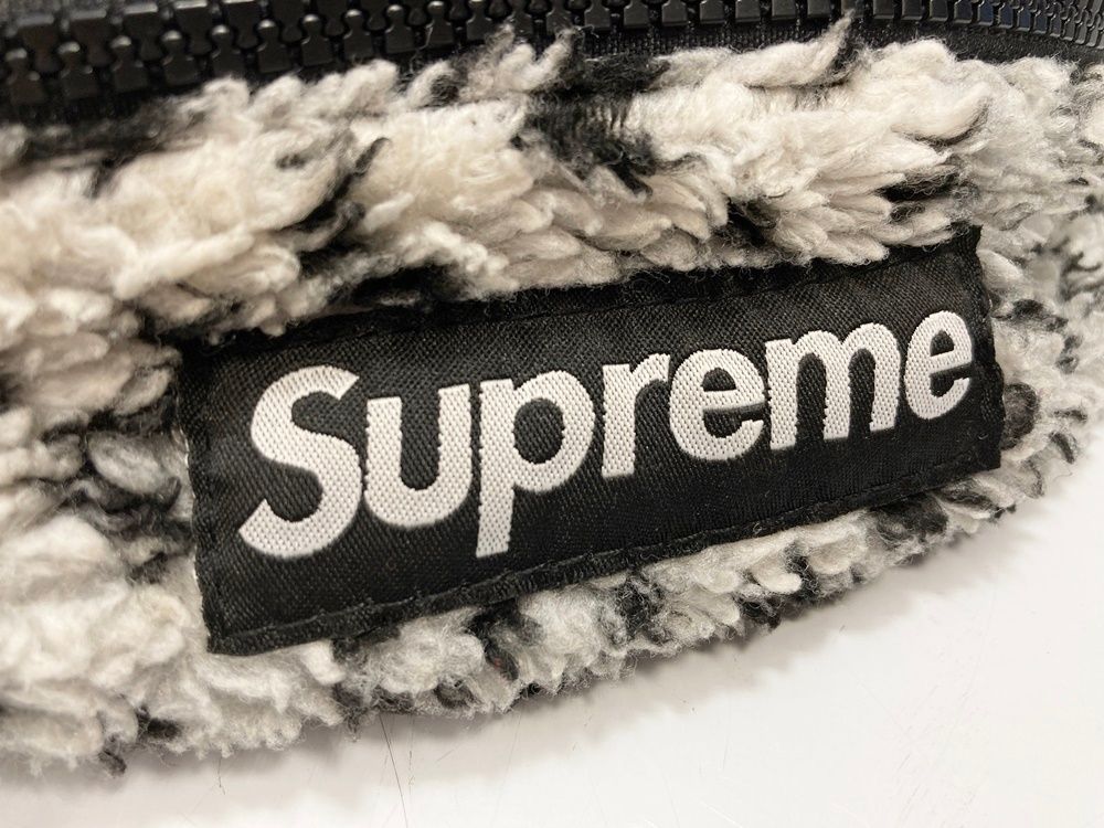 Supreme 17FW レオパード ボア ボディバッグ 13110779-f.jpg