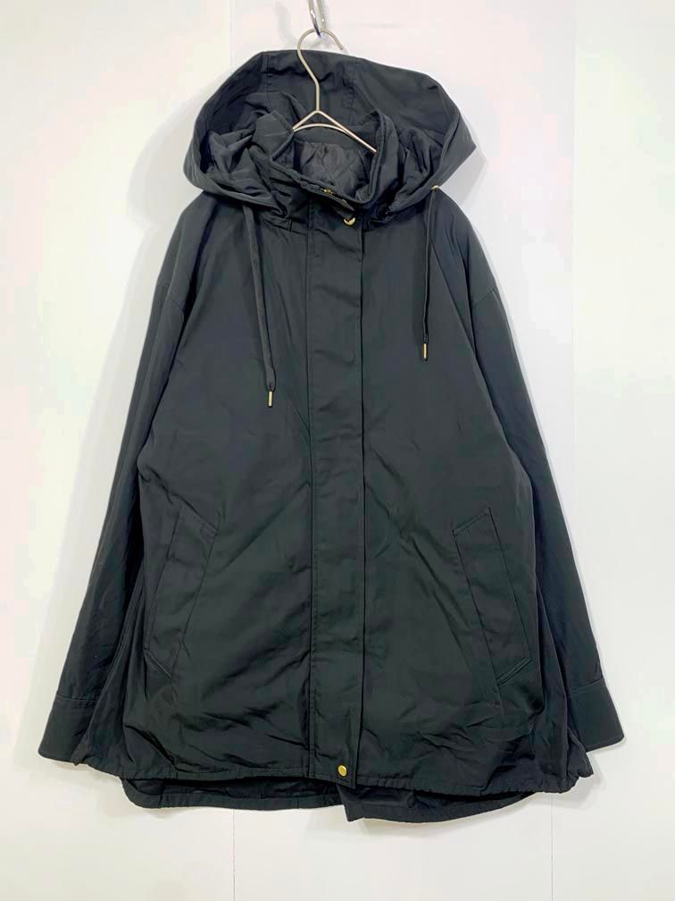 LE CERCLE par rop ルセルクルパーロペ GUL23000 定価17600円 ライナー付き フーテッドタウンパーカー ジャケット sizeF|黒 ◆ ◎レディース