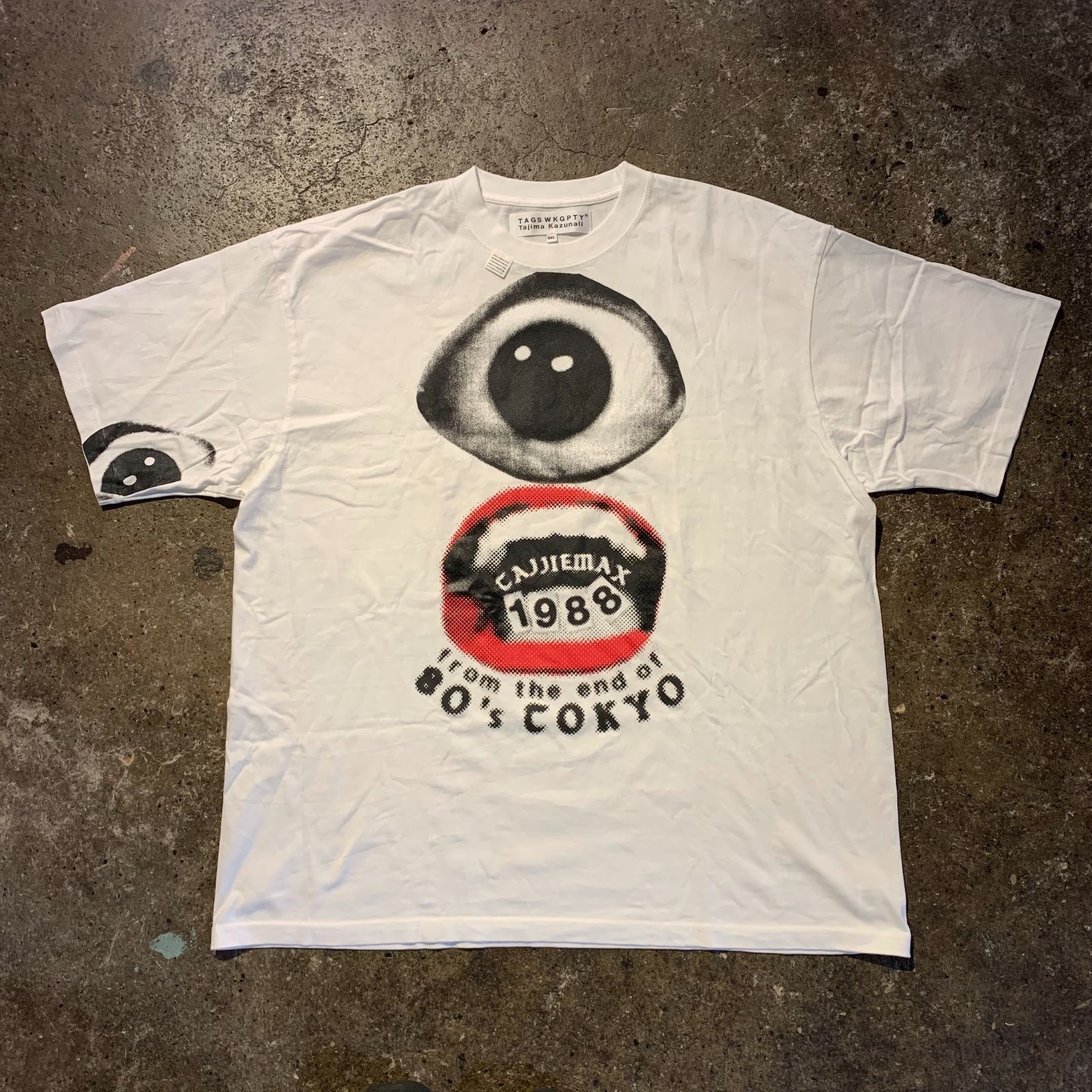 TAGS WKGPTY x 田島一成 1988 SCREAM Tee コラージュ 3XL タグス