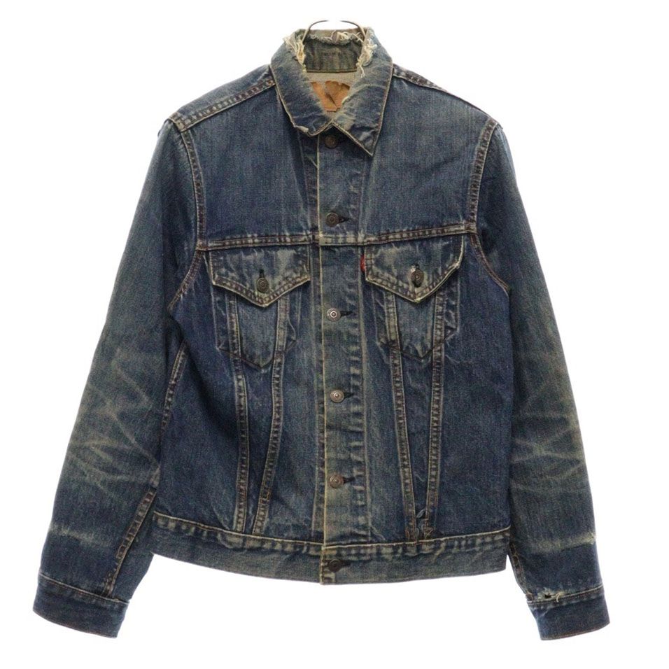 Levi's (リーバイス) 60s VINTAGE 70505 4ht BIG E 小パッチ ボタン裏刻印 524 Gジャン デニムジャケット インディゴ
