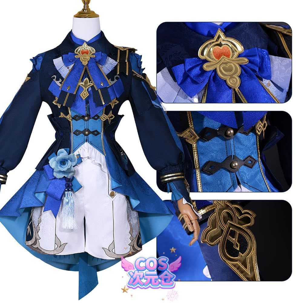 行秋衣装 Sieberg 原神 行秋 コスプレ 衣装 海灯祭 コスプレ衣装ウィッグ付き ハロウィン クリスマス 仮装 ゲーム衣装 Genshin Impact Cosplay