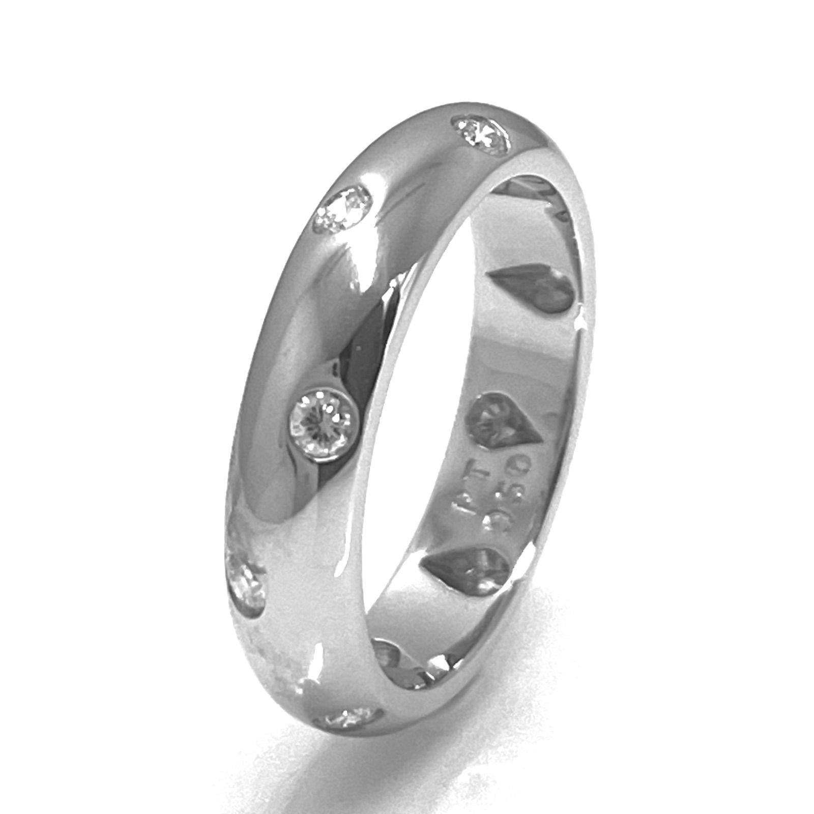 TIFFANY&Co./ティファニー ドッツ ダイヤリング Pt950 10号
