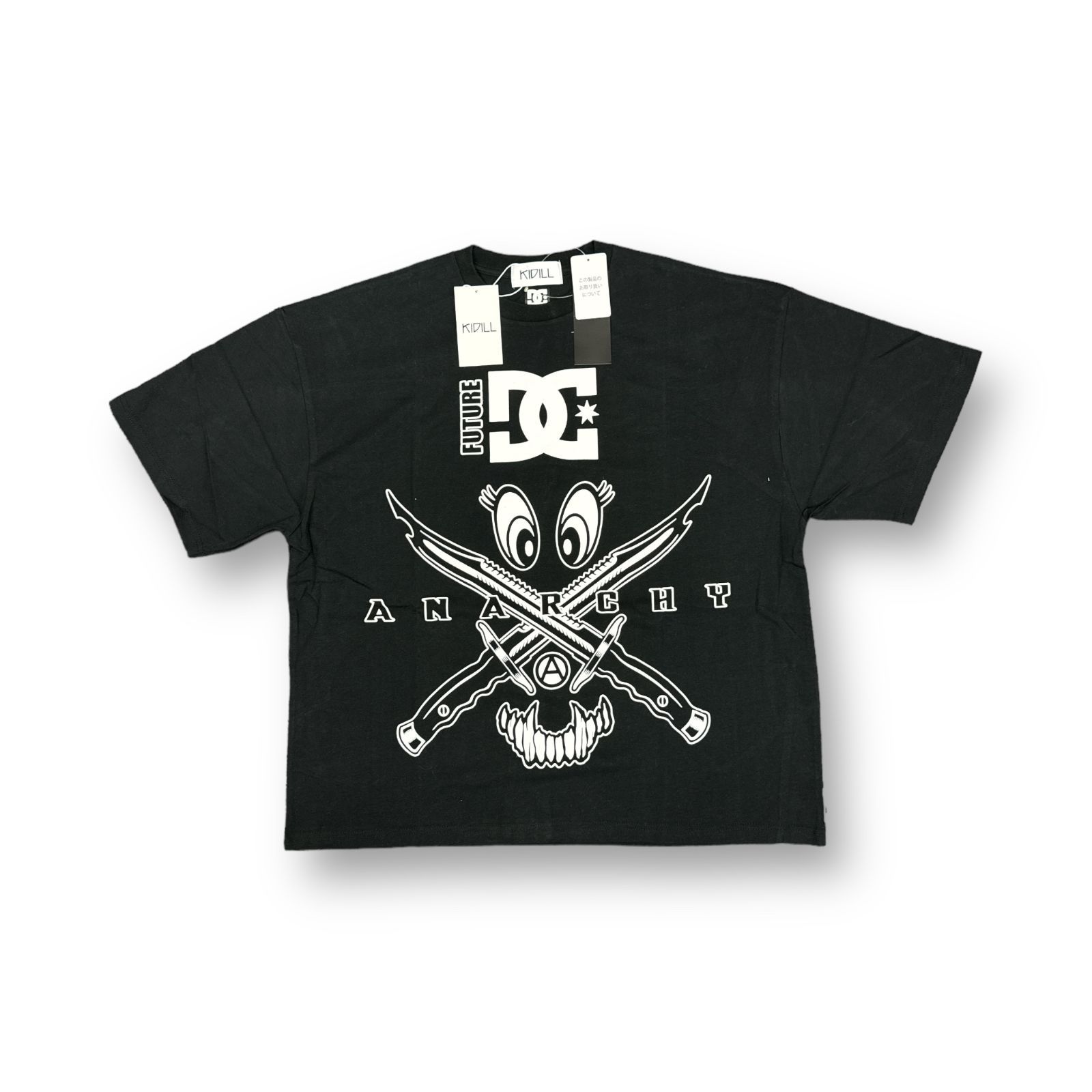 SHORT SLEEVE WIDE TEE COLLAB WITH DC SHOES ANARCHY - WHITE