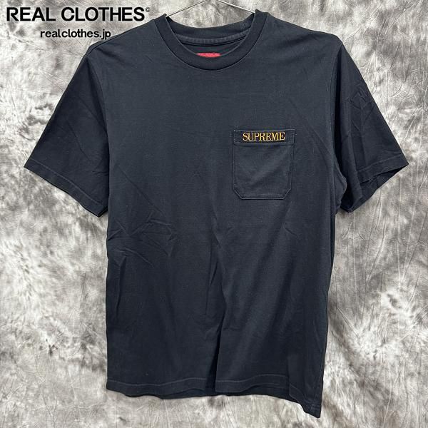 Supreme/シュプリーム【18AW】Embroidered Pocket Tee/ロゴ 刺繍