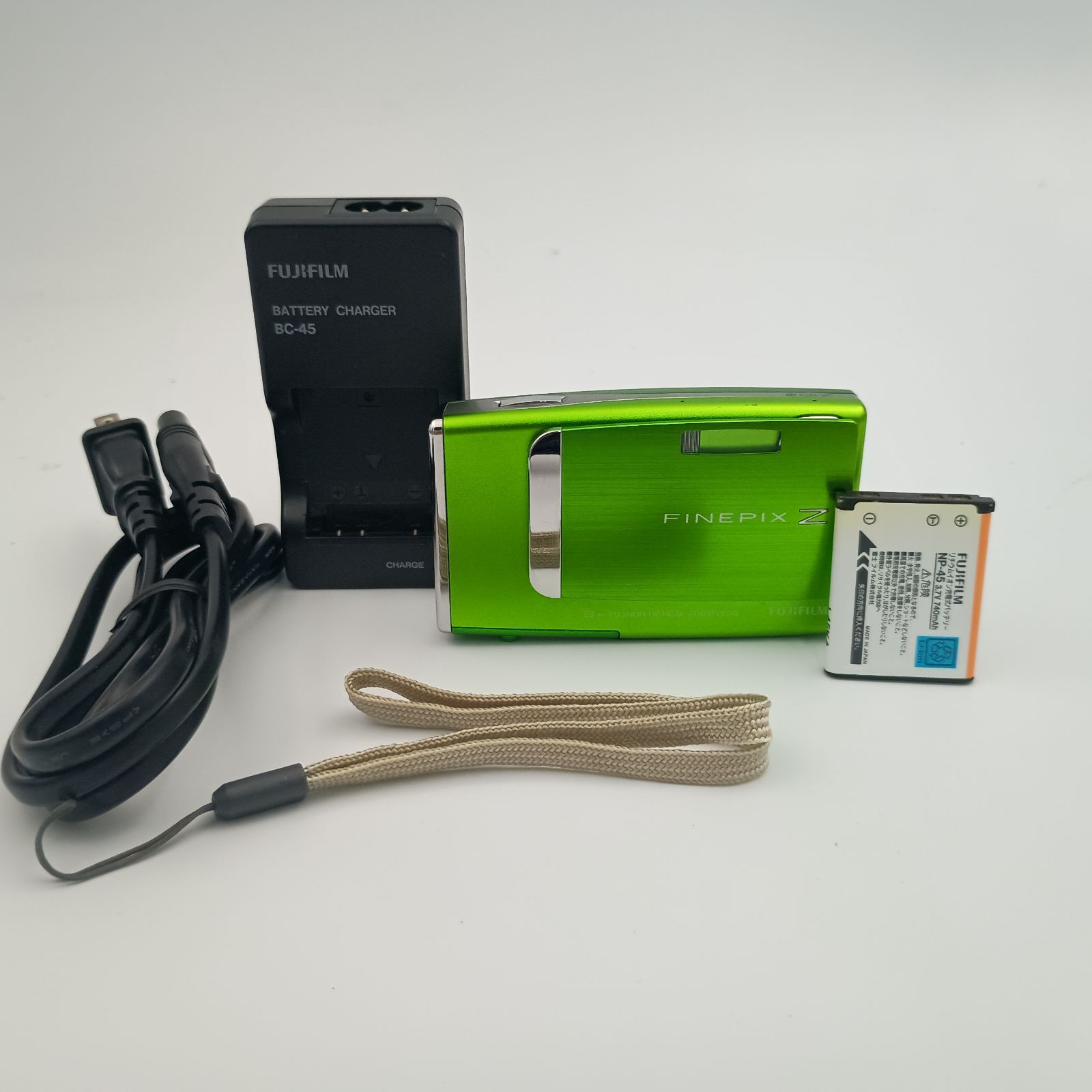 FUJIFILM FINEPIX Z10 fd COMPACT DIGITAL CAMERA Green 緑 富士