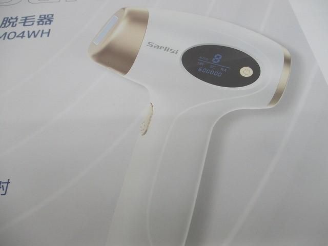 ［新品未使用］Sarlisi IPL脱毛器 SAJM04WH 60万発 公式】脱毛初心者向けの入門級として、お手頃価格で高機能な脱毛