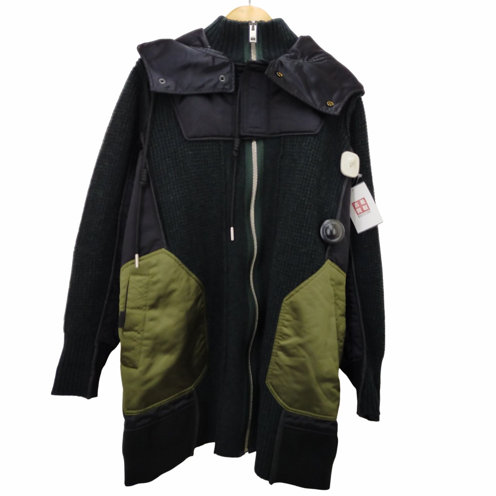 DIESEL 圧縮ニット切り替え　モッズコート ディーゼル DIESEL 圧縮ニット切替 モッズコート メンズ import