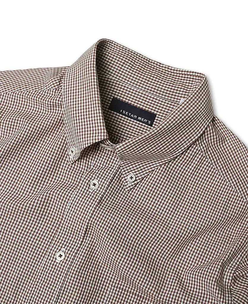 伊勢丹メンズ Isetan Men s ブラウン CHECK ボタンダウン シャツ